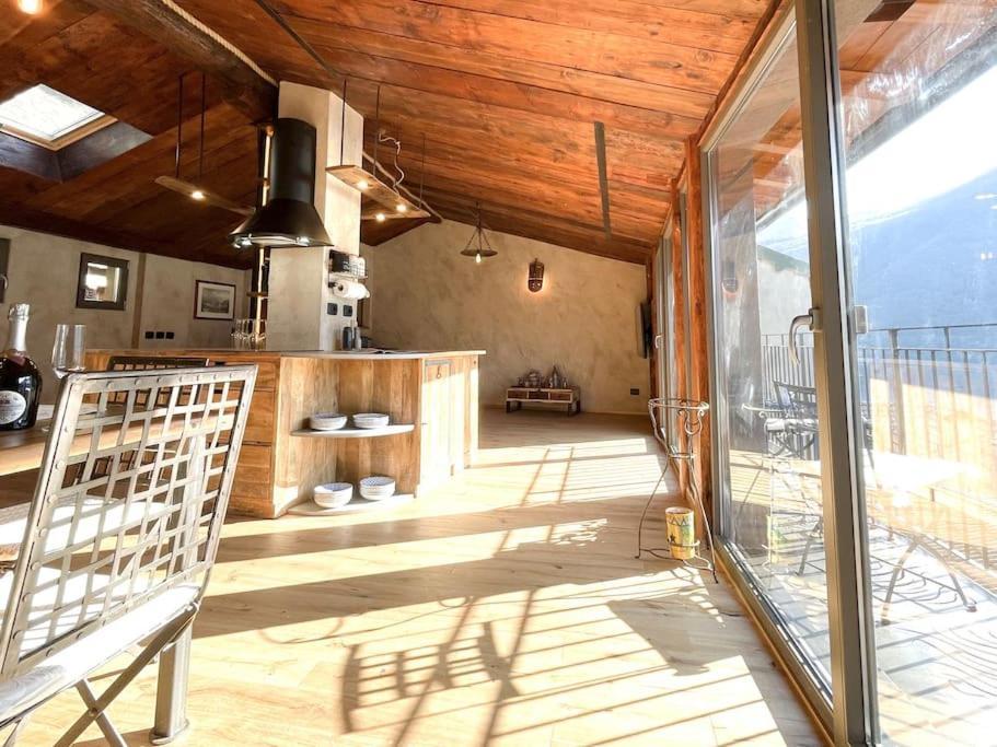 Romantic Home Stone With Amazing View Lake Of Como And Oleandra Laglio Exterior foto